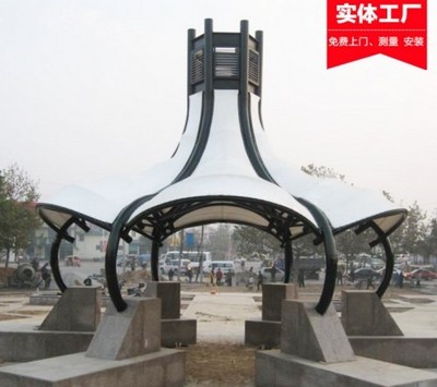 膜結構景觀棚 沙灘廣場公園的標志性設計與施工